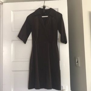Cotton full button H&M collar 1/4 sleeve dress